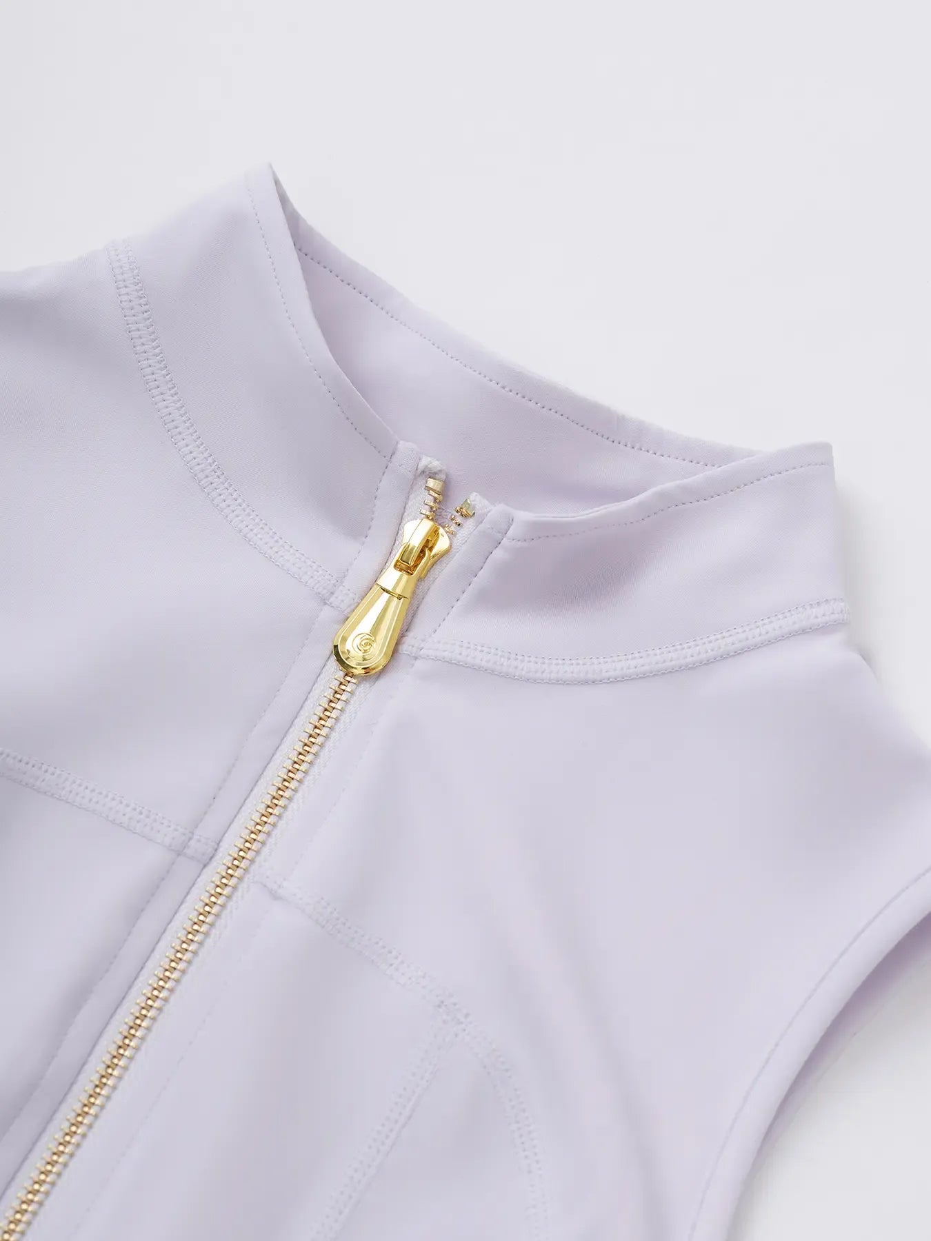 UnciaActive Gold-Color zipper Vest & Shorts Set - Minimalist Women's Tracksuit tracksuits for men Workout & Yoga - Airlayer Fabric & High Elasticity - Basic / tracksuit set - workout sets women - gym outfits - gym shorts - bikershorts Clothes