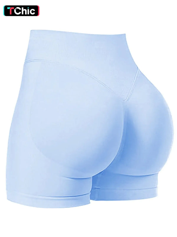 Seamless Shorts for Women, 1-5 Pack Invisable Scrunch Butt Lifting Gym Seamless Booty Biker Shorts, Breathable Comfortable High Stretch Skinny Shorts, Gym Shorts, Ladies Sportswear for Indoor Outdoor Wear, Scrunch Active Shorts