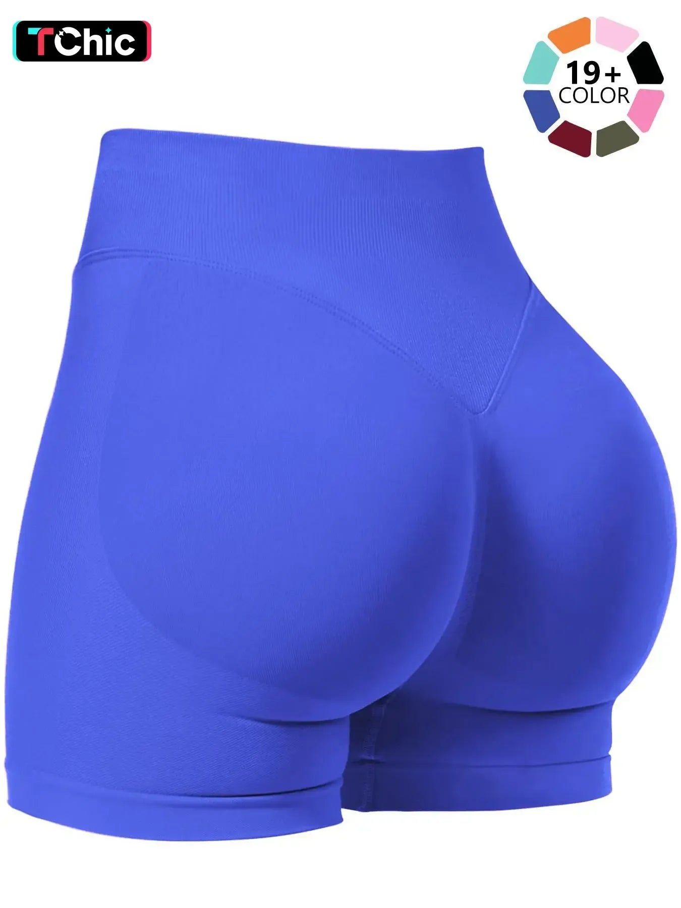 Seamless Shorts for Women, 1-5 Pack Invisable Scrunch Butt Lifting Gym Seamless Booty Biker Shorts, Breathable Comfortable High Stretch Skinny Shorts, Gym Shorts, Ladies Sportswear for Indoor Outdoor Wear, Scrunch Active Shorts