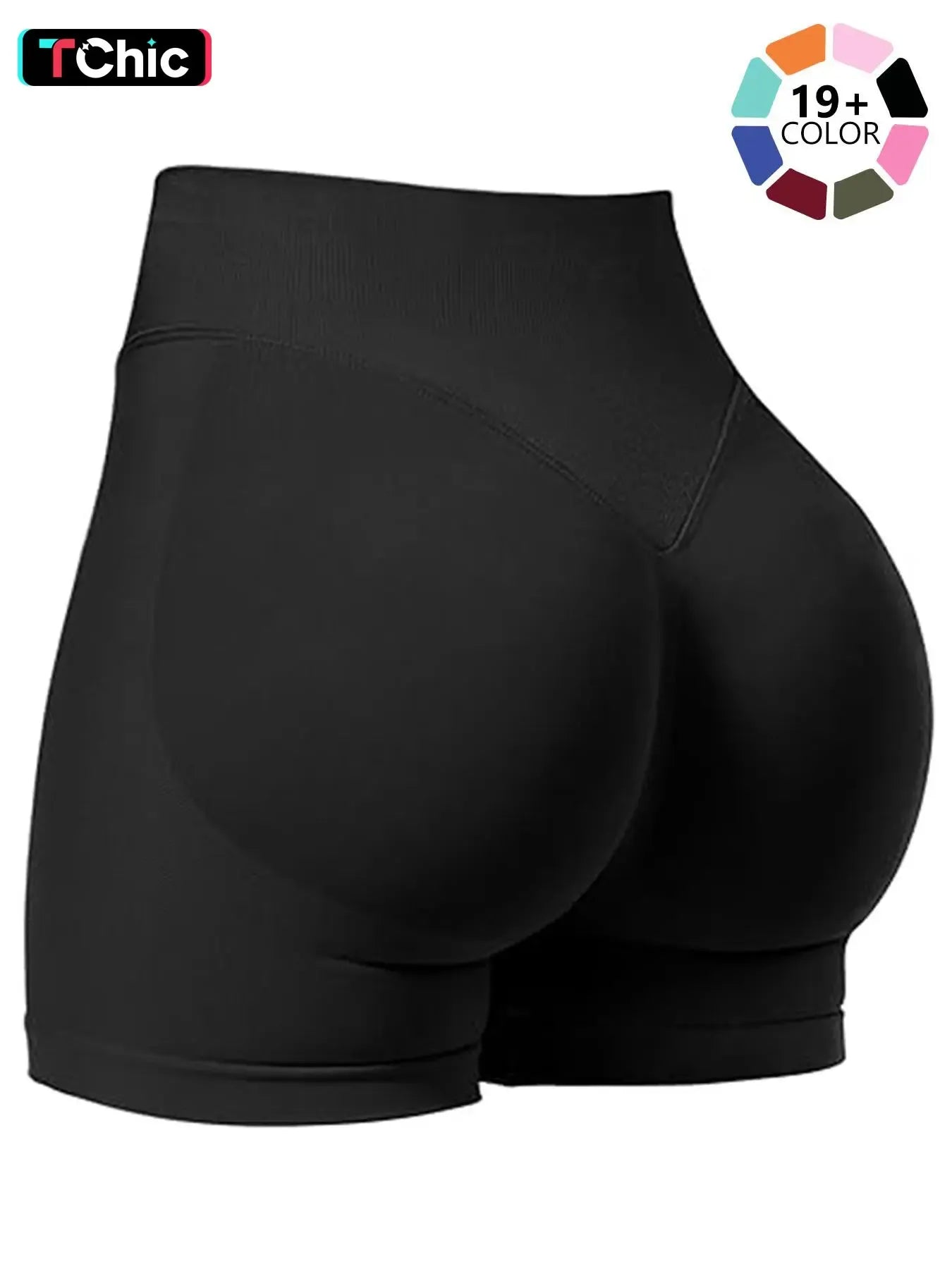 Seamless Shorts for Women, 1-5 Pack Invisable Scrunch Butt Lifting Gym Seamless Booty Biker Shorts, Breathable Comfortable High Stretch Skinny Shorts, Gym Shorts, Ladies Sportswear for Indoor Outdoor Wear, Scrunch Active Shorts