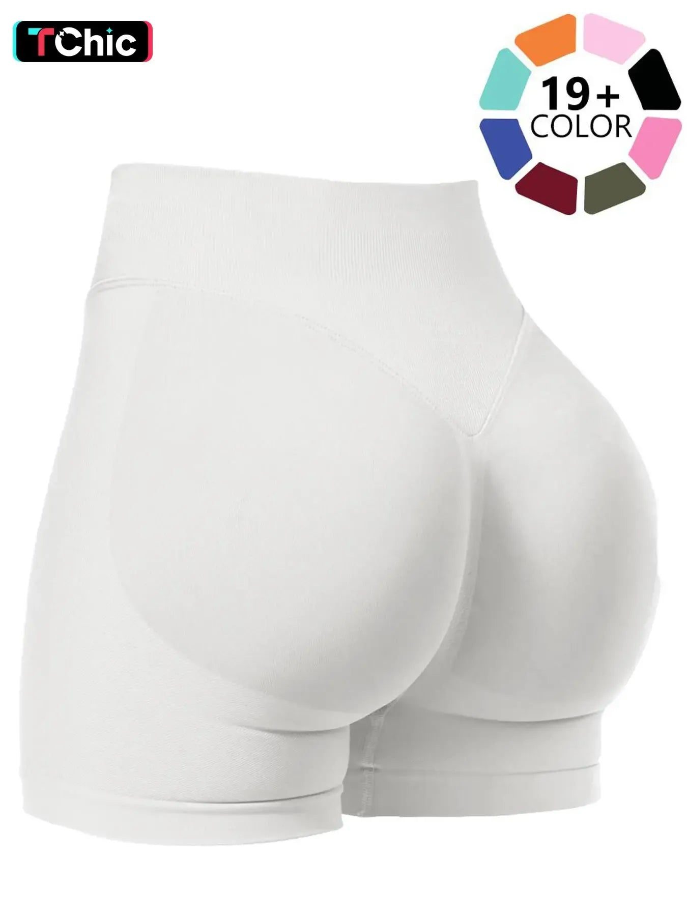 Seamless Shorts for Women, 1-5 Pack Invisable Scrunch Butt Lifting Gym Seamless Booty Biker Shorts, Breathable Comfortable High Stretch Skinny Shorts, Gym Shorts, Ladies Sportswear for Indoor Outdoor Wear, Scrunch Active Shorts