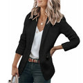Imily Bela Womens Casual Blazers Open Front Long Sleeve Work Office Suit Jackets Blazer Fitted Basic Lapel Collar with Button Design & Pockets